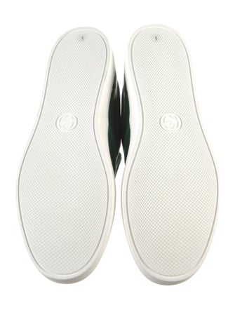 Gucci Web Accent Leather Sneakers