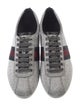 Gucci Sylvie Web Accent Glitter Sneakers