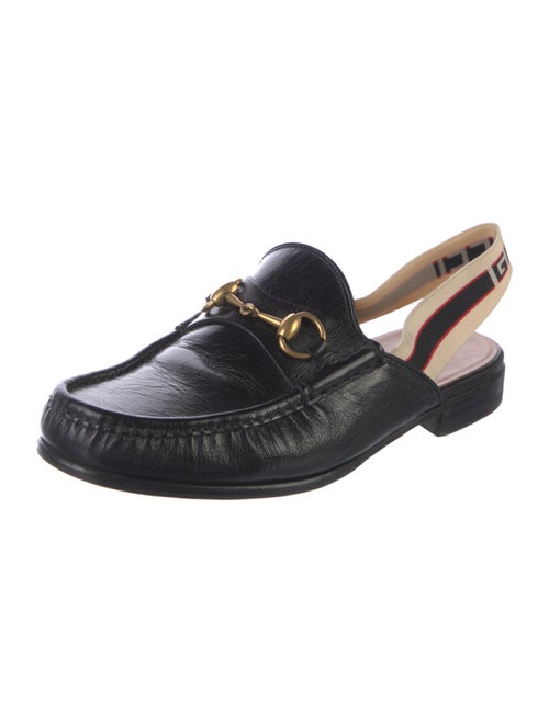 Gucci Horsebit Accent Leather Loafers