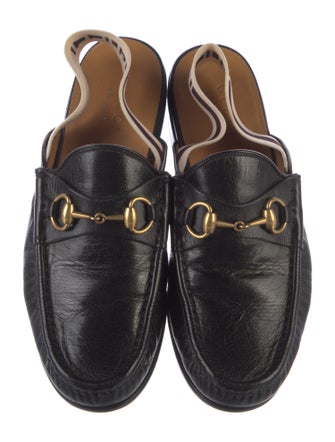 Gucci Horsebit Accent Leather Loafers
