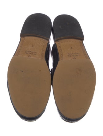Gucci Horsebit Accent Leather Loafers
