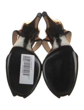 Gucci Suede Slingback Pumps