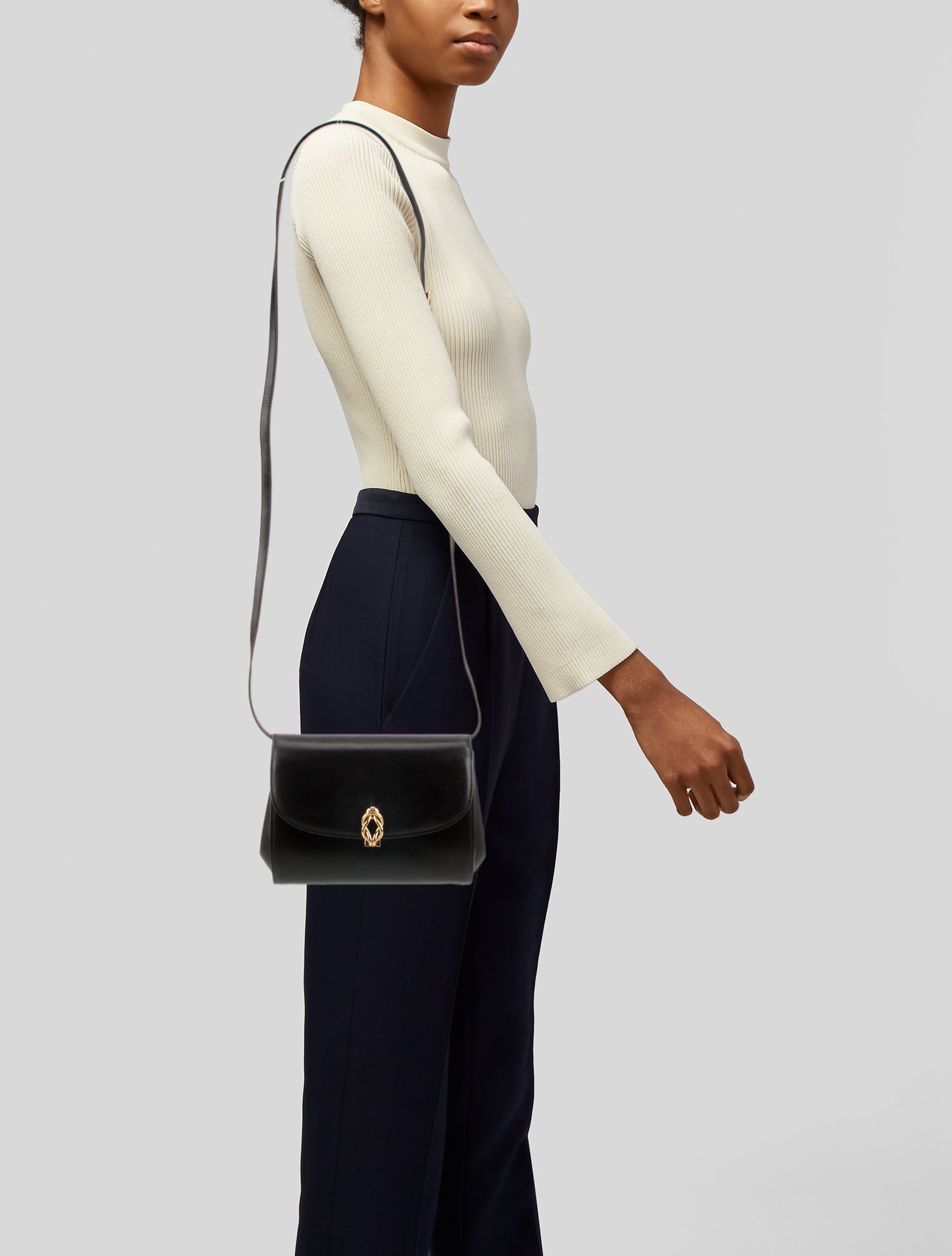 Gucci Leather Crossbody Bag Vintage