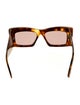 Gucci Web Accent Square Sunglasses
