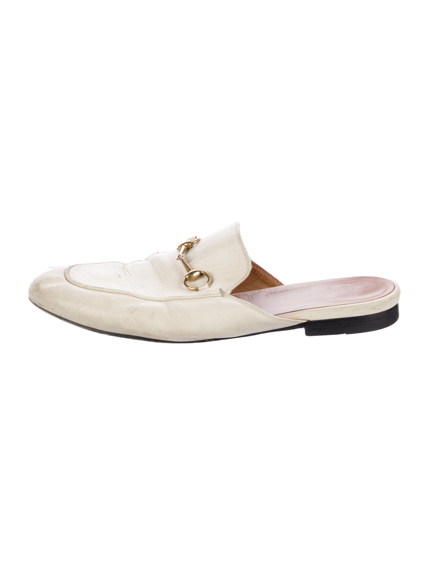 Gucci Horsebit Accent Leather Mules