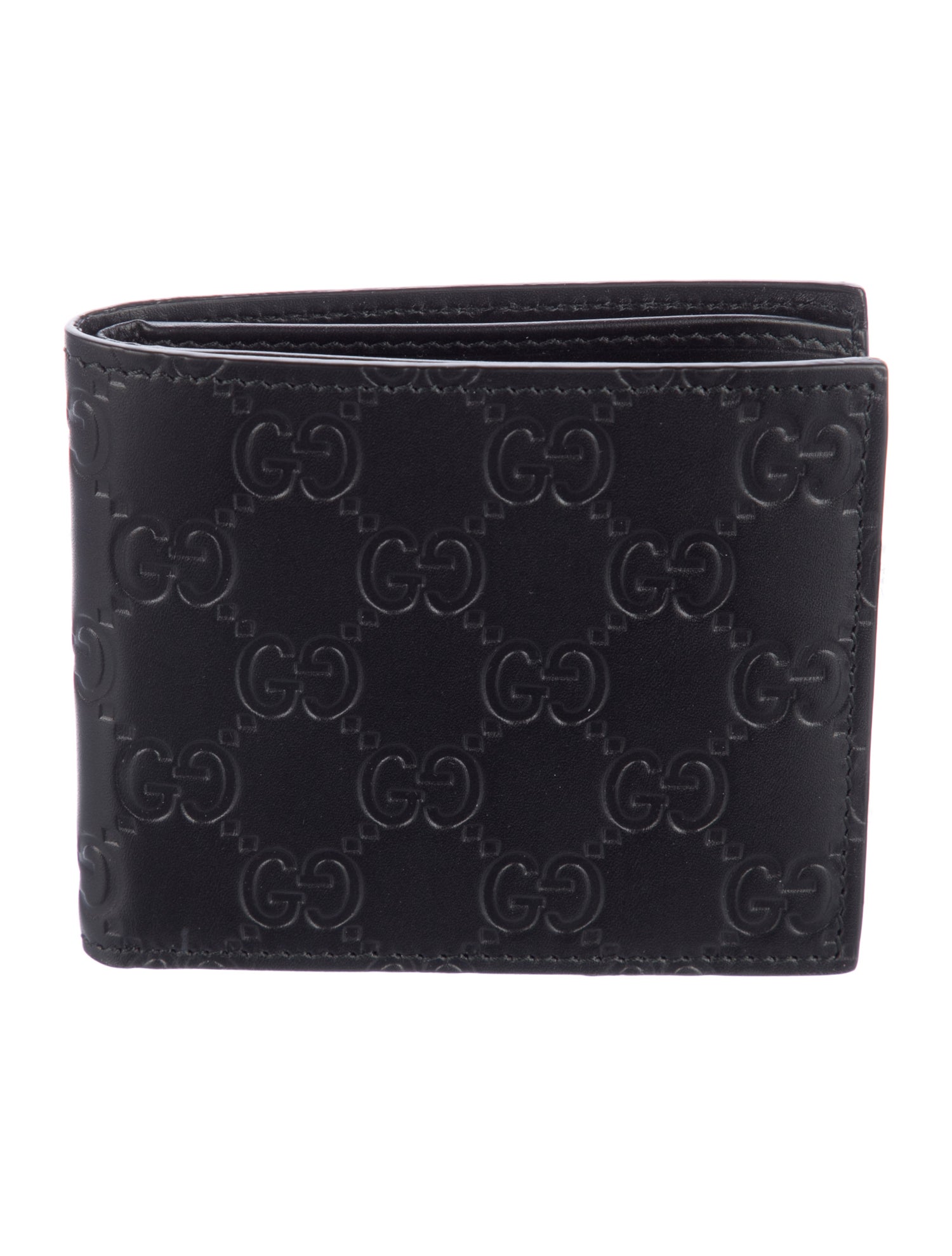 Gucci GG Signature Leather Bifold Wallet w/ Tags