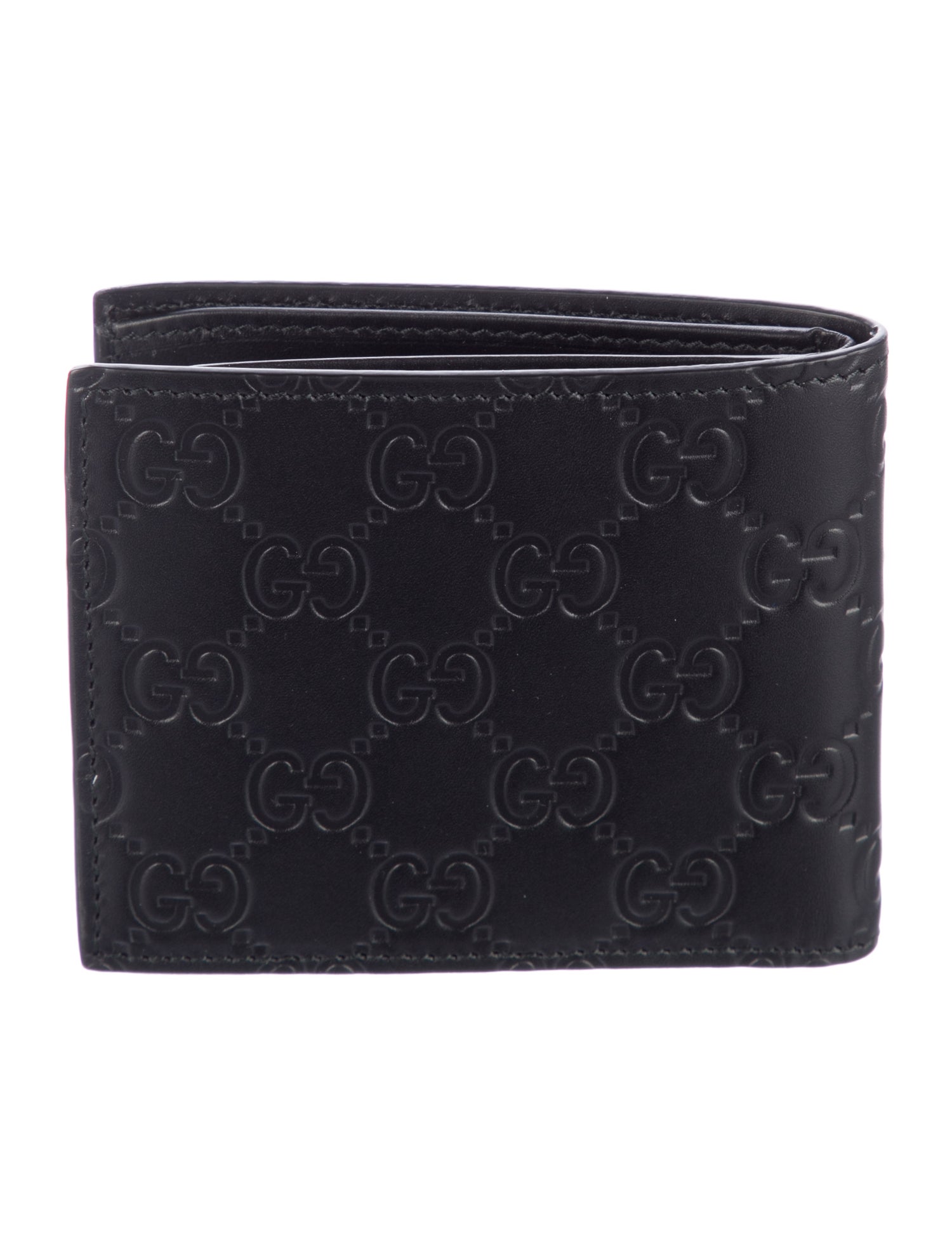 Gucci GG Signature Leather Bifold Wallet w/ Tags