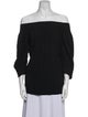 Gucci Off-The-Shoulder Three-Quarter Sleeve Top