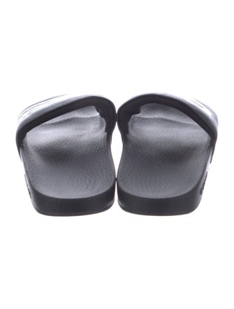 Gucci Leather Printed Slides