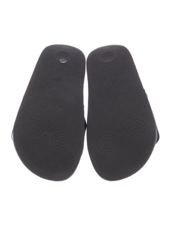 Gucci Leather Printed Slides