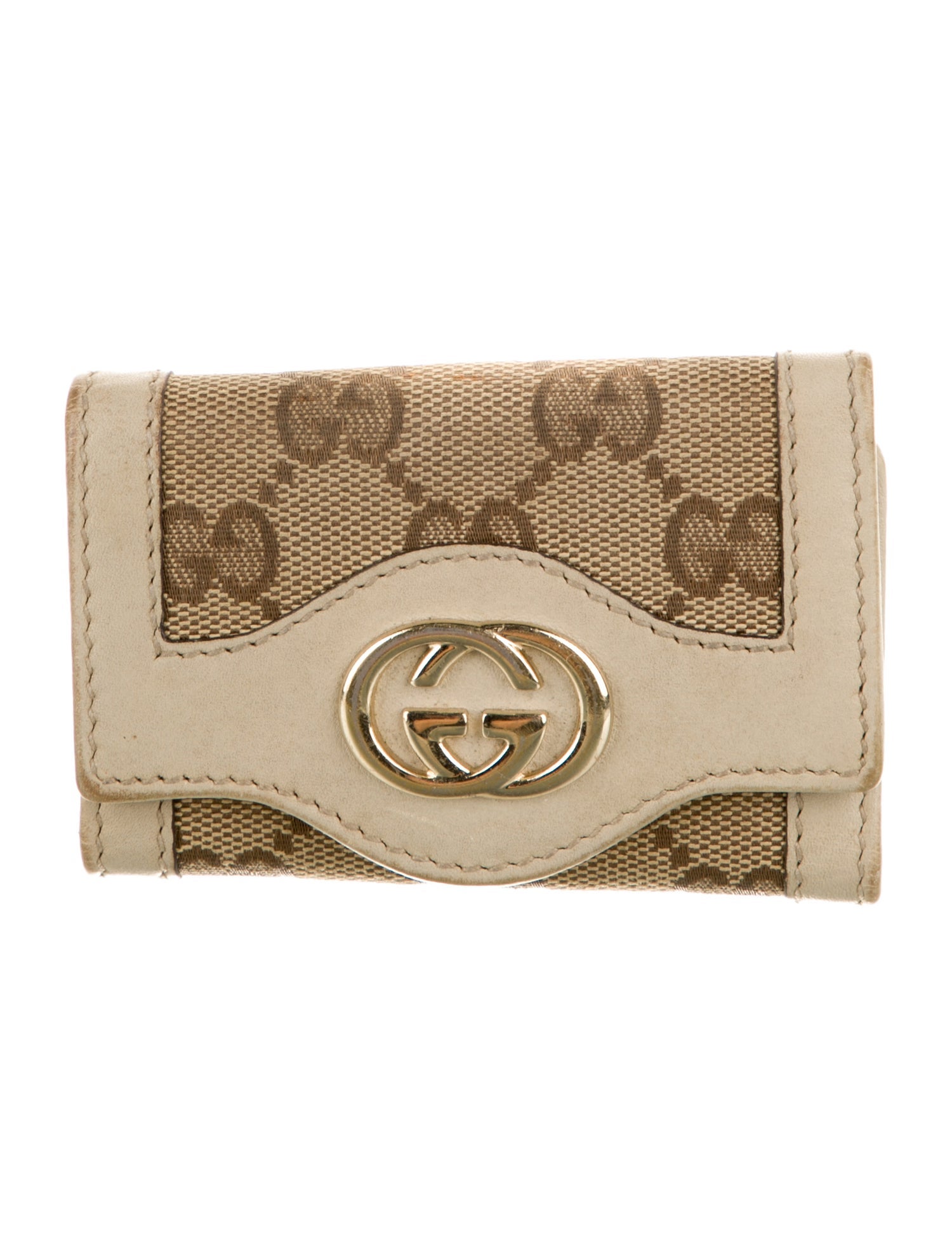 Gucci GG Canvas 6 Ring Key Holder