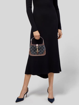 Gucci GG Denim Jackie 1961 Mini