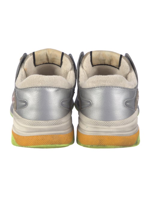 Gucci Leather Mesh Accents Sneakers