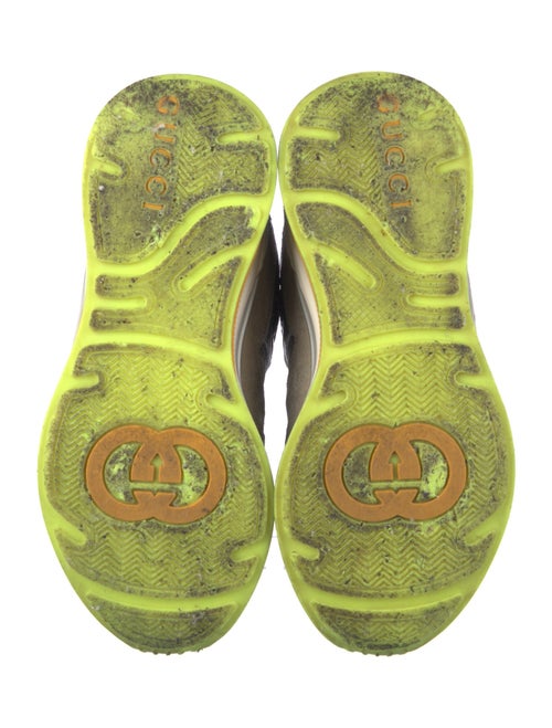 Gucci Leather Mesh Accents Sneakers