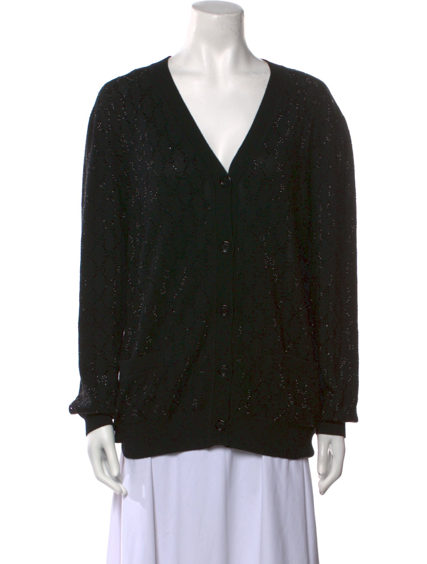 Gucci Crystal GG Wool Sweater