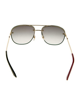 Gucci Aviator Gradient Sunglasses