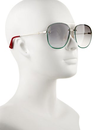 Gucci Aviator Gradient Sunglasses