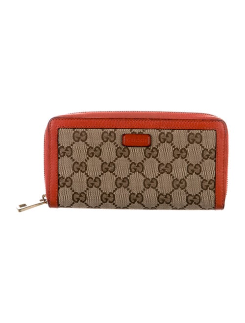 Gucci Late 2000's - Early 2010's GG Canvas Continental Wallet
