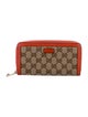 Gucci Late 2000's - Early 2010's GG Canvas Continental Wallet