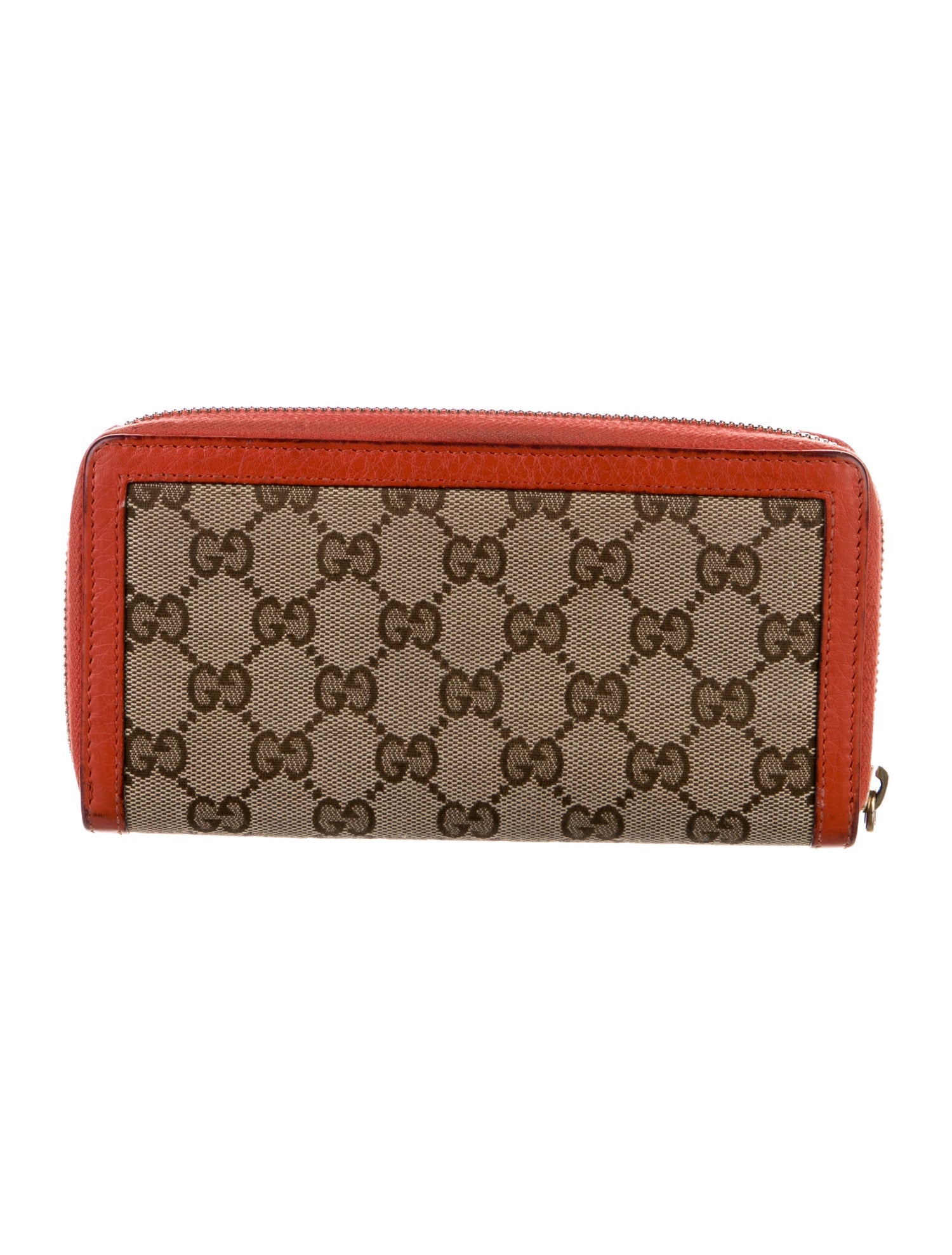Gucci Late 2000's - Early 2010's GG Canvas Continental Wallet