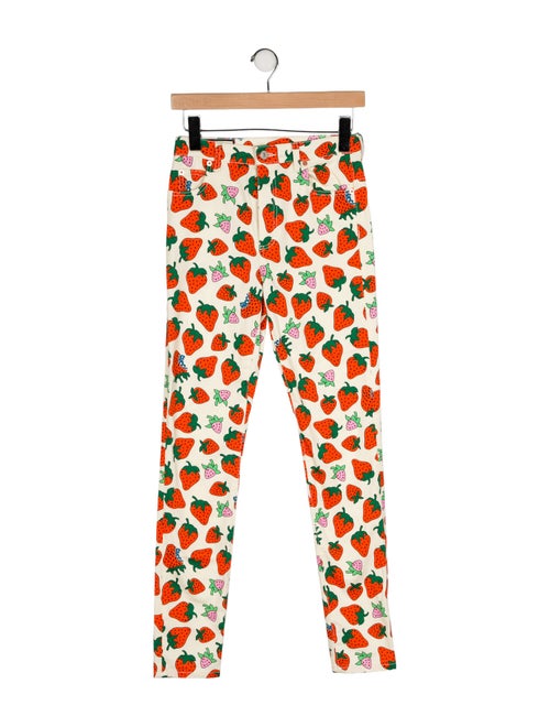 Gucci Floral Print Skinny Leg Pants
