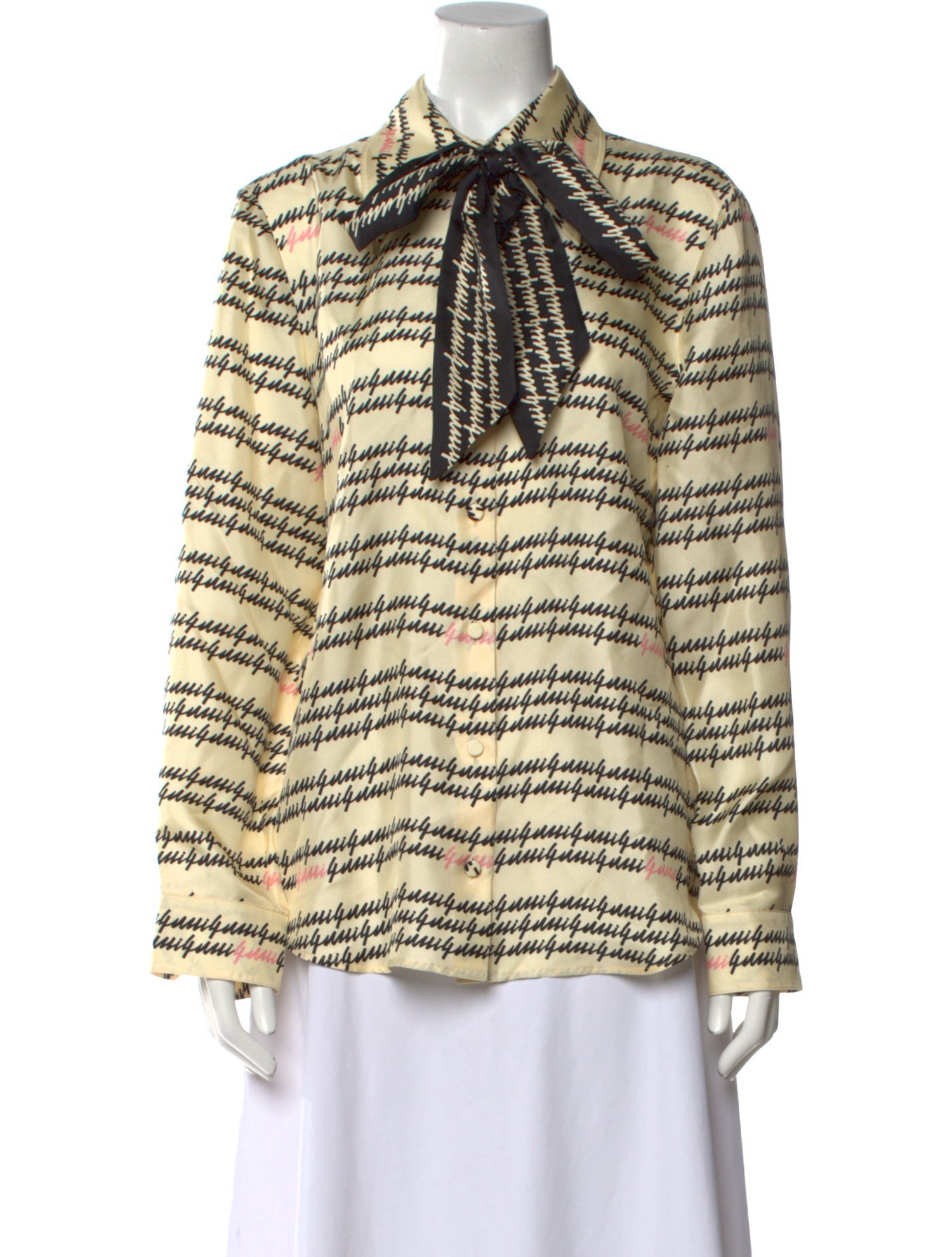 Gucci 2023 Silk Button-Up Top