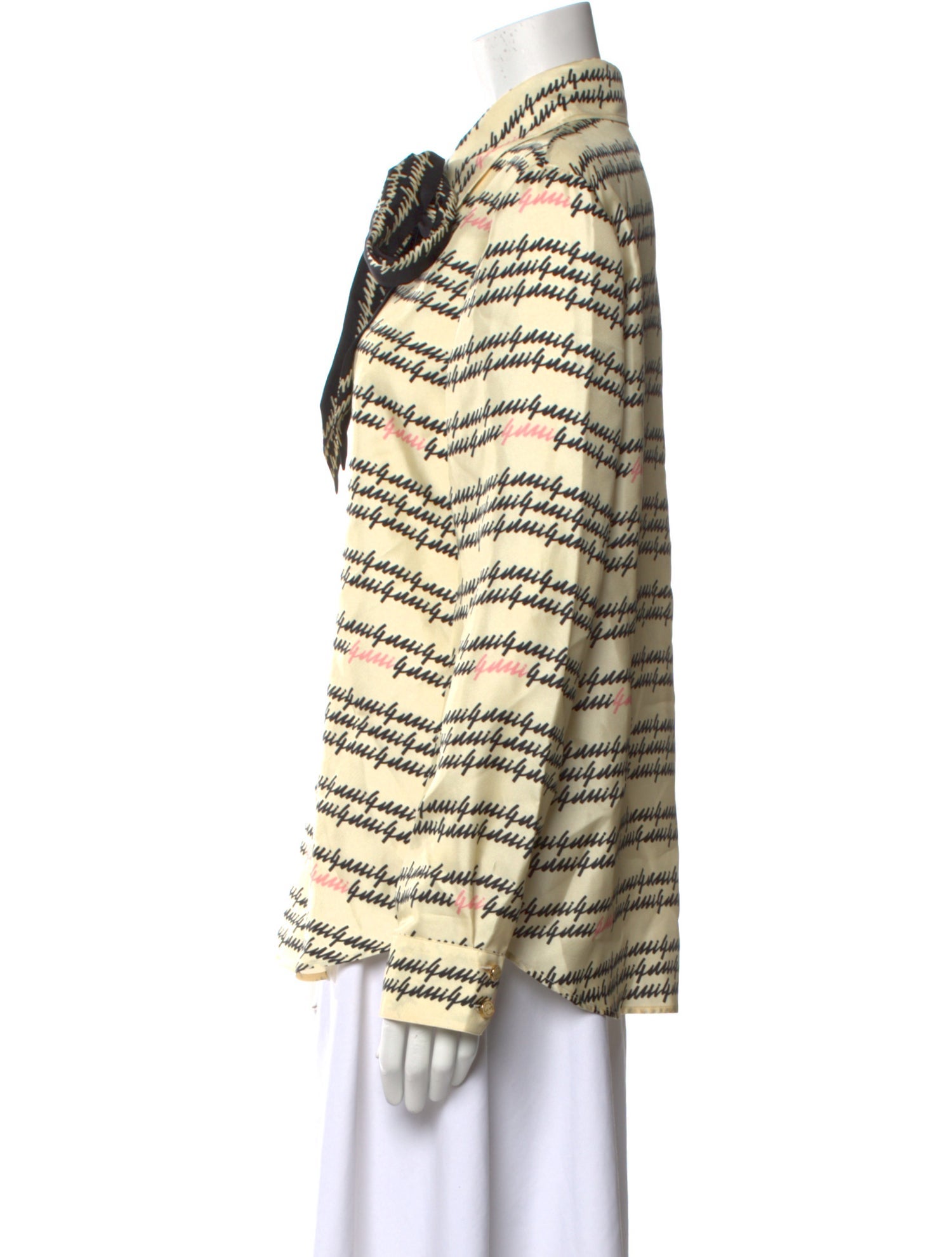 Gucci 2023 Silk Button-Up Top