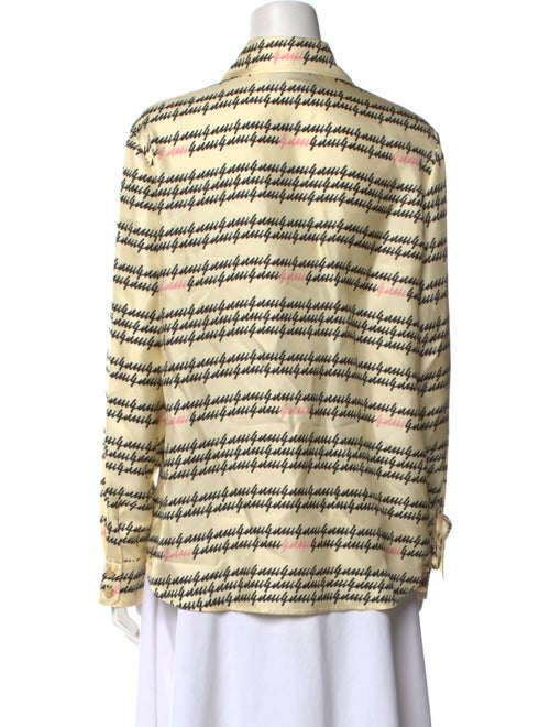 Gucci 2023 Silk Button-Up Top