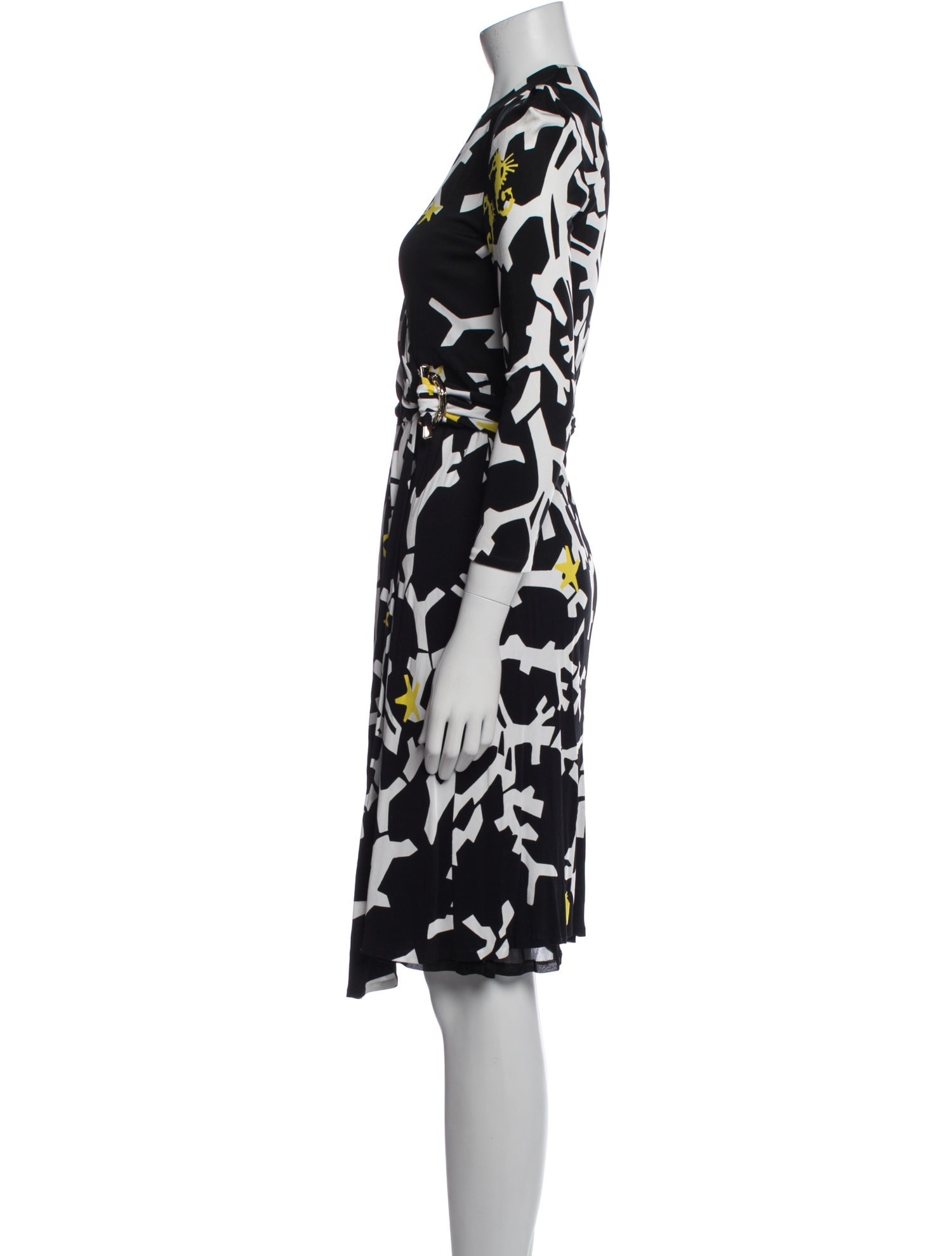Gucci Printed Knee-Length Dress