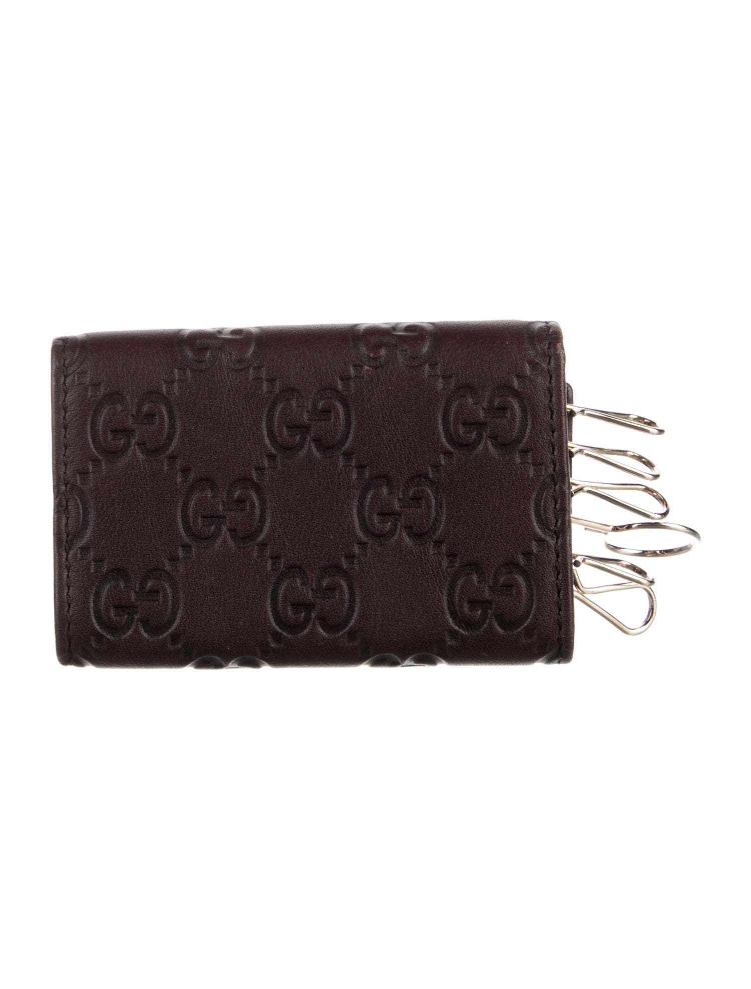 Gucci GG Signature Leather Wristlet