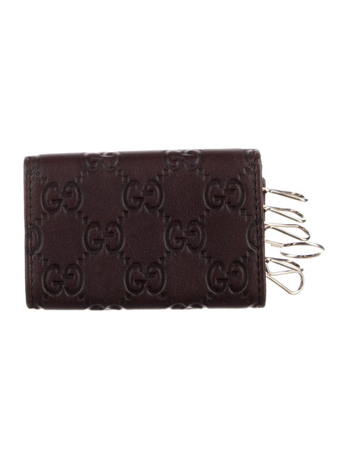 Gucci GG Signature Leather Wristlet