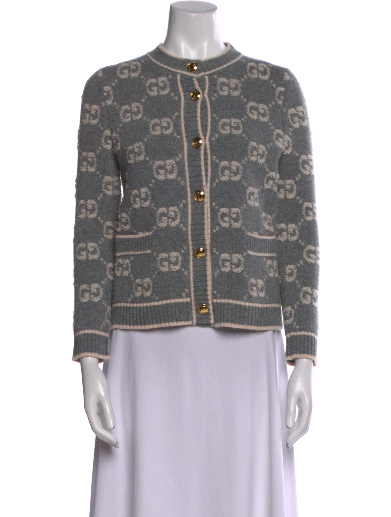 Gucci Wool Printed Sweater