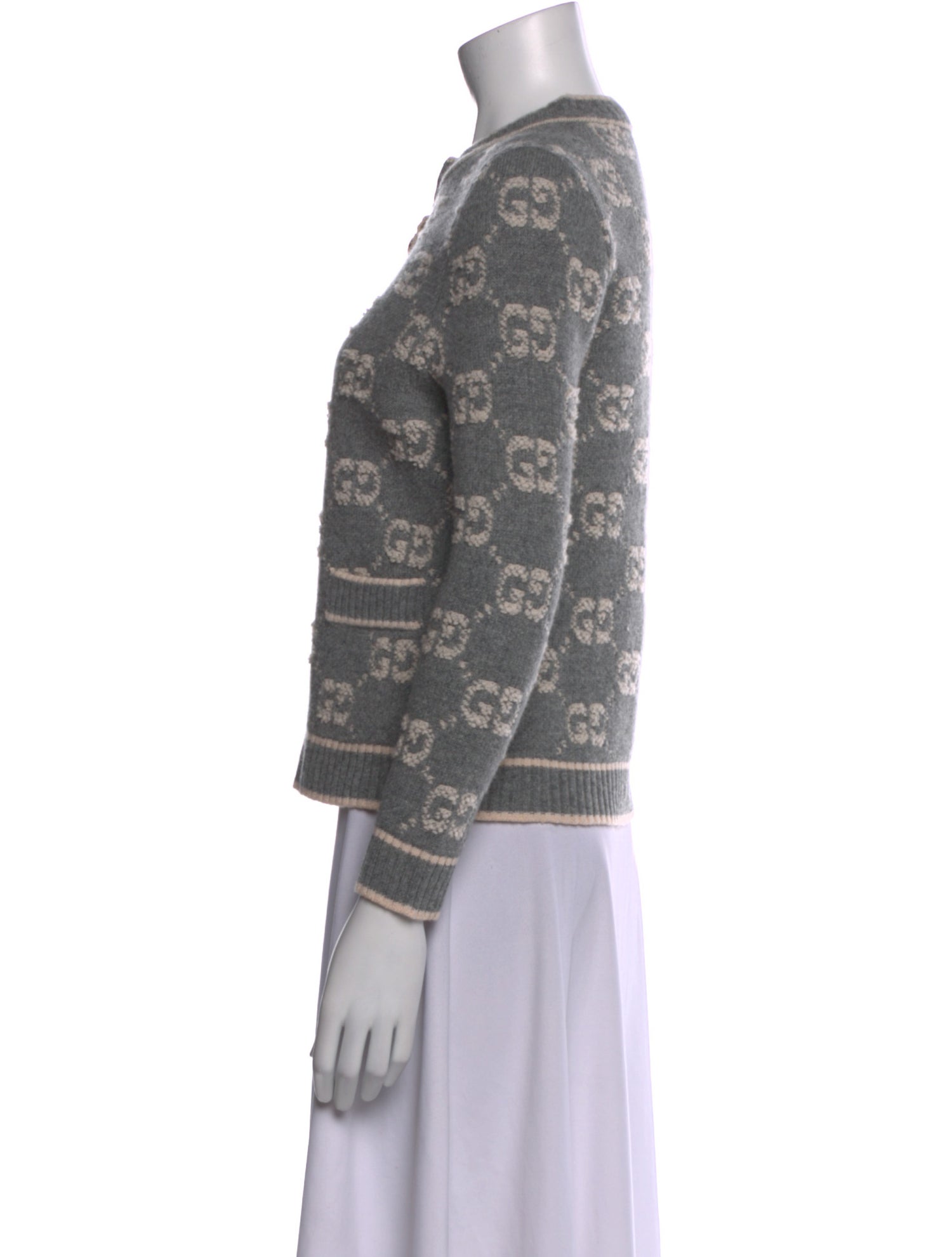 Gucci Wool Printed Sweater