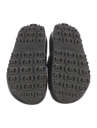 Gucci Interlocking G Logo Rubber Slides