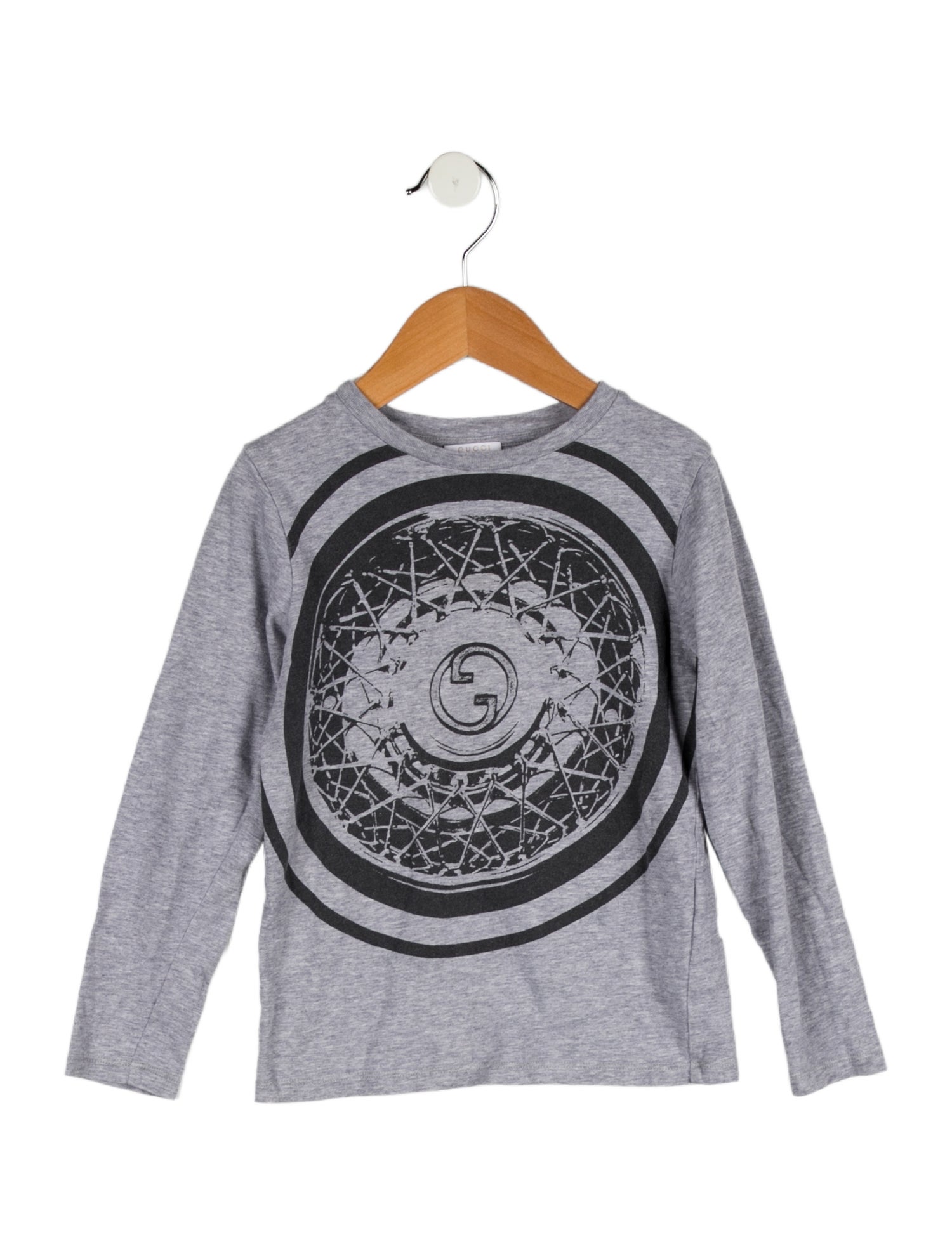 Gucci kids boys' grey shirt