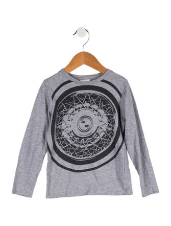 Gucci kids boys' grey shirt