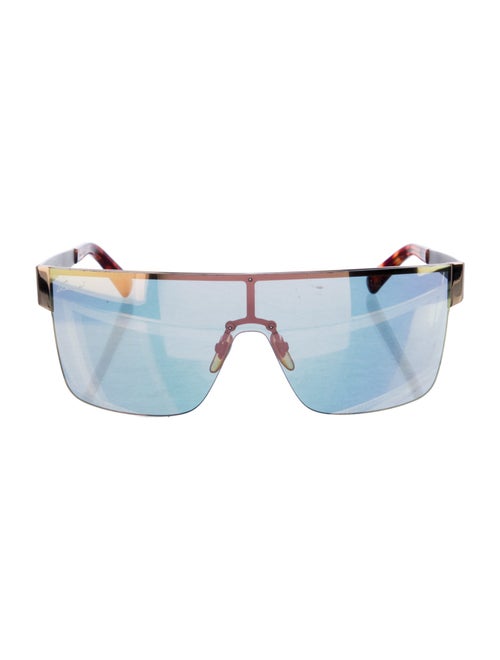 Gucci Shield Mirrored Sunglasses