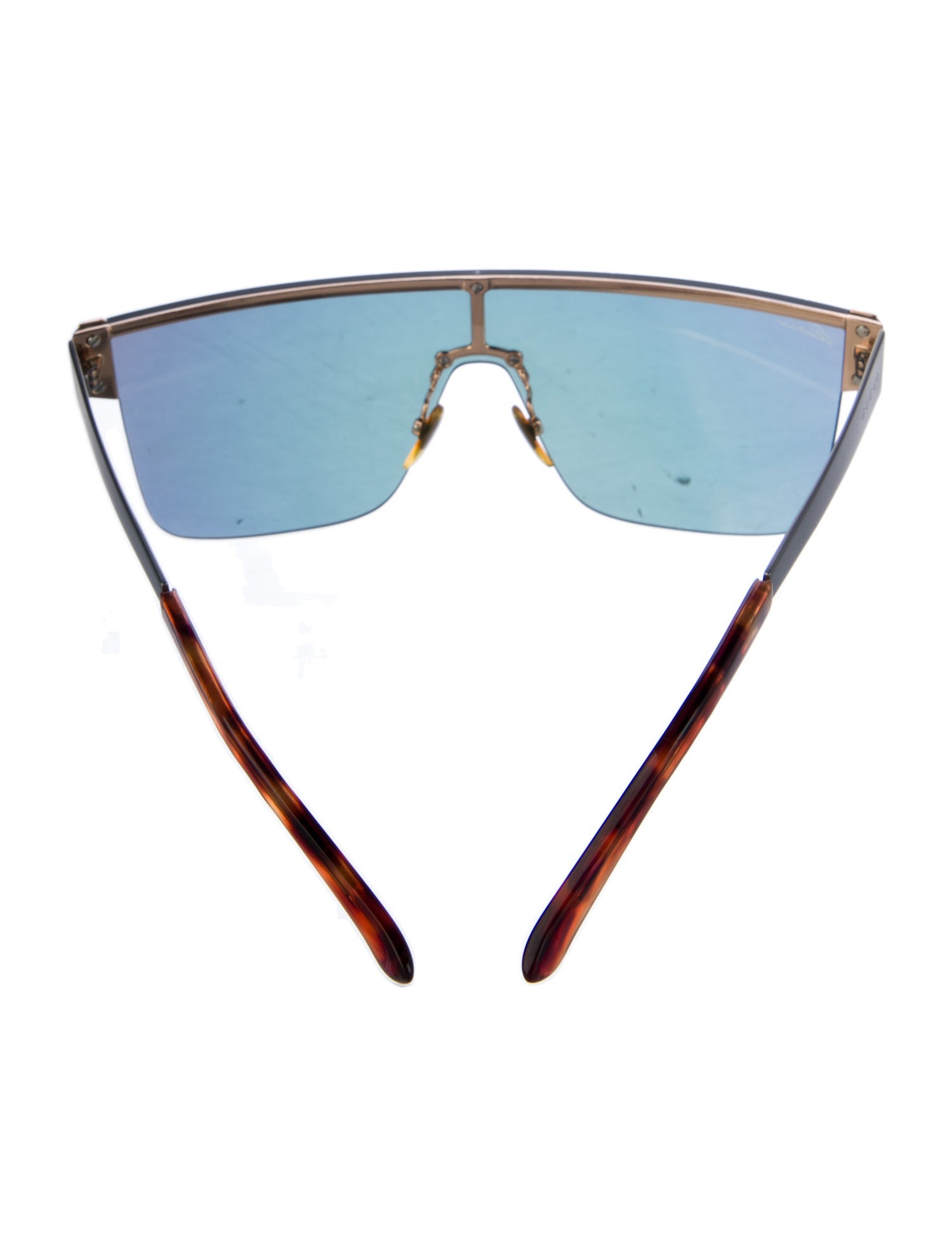 Gucci Shield Mirrored Sunglasses