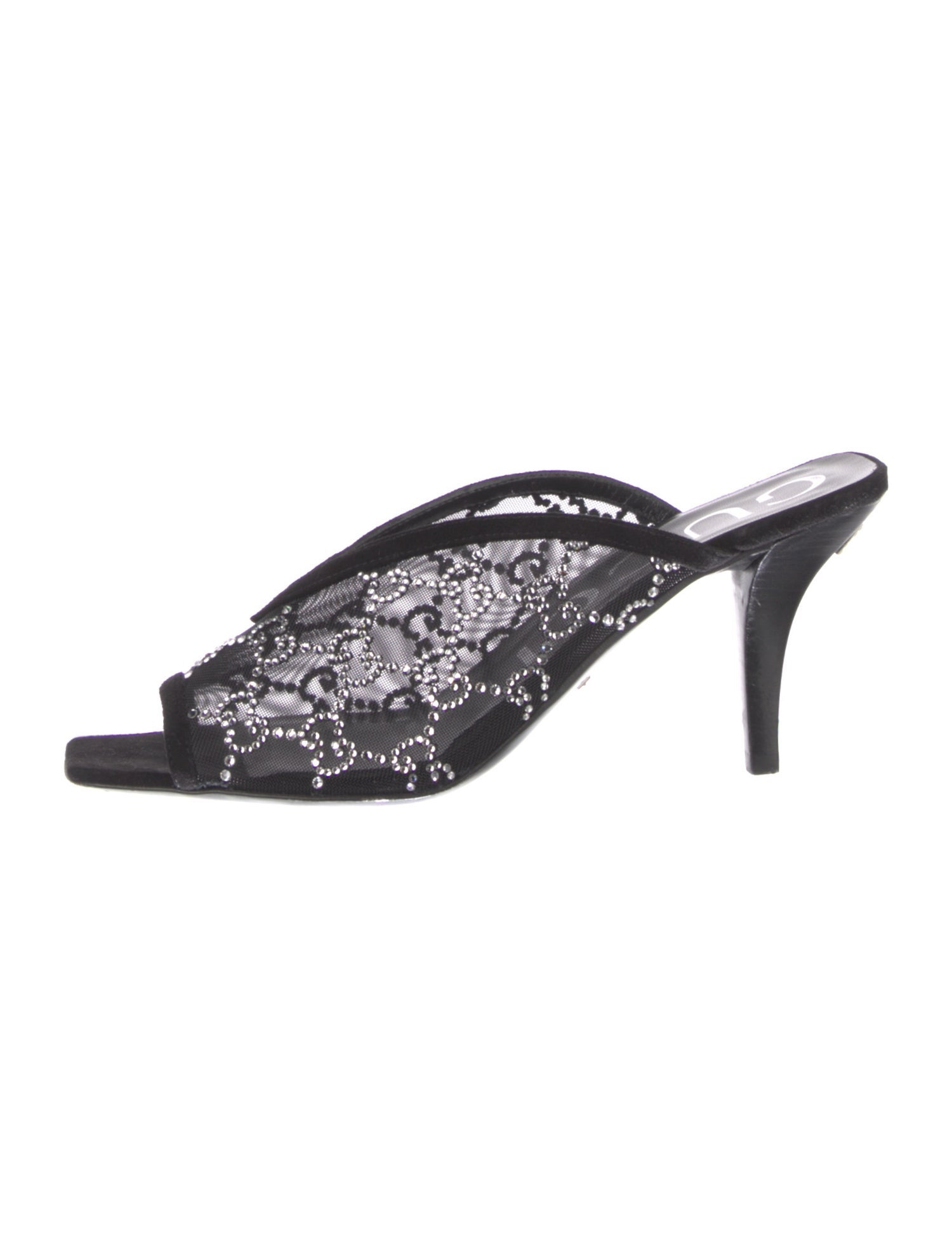 Gucci GG Logo Mesh Slides