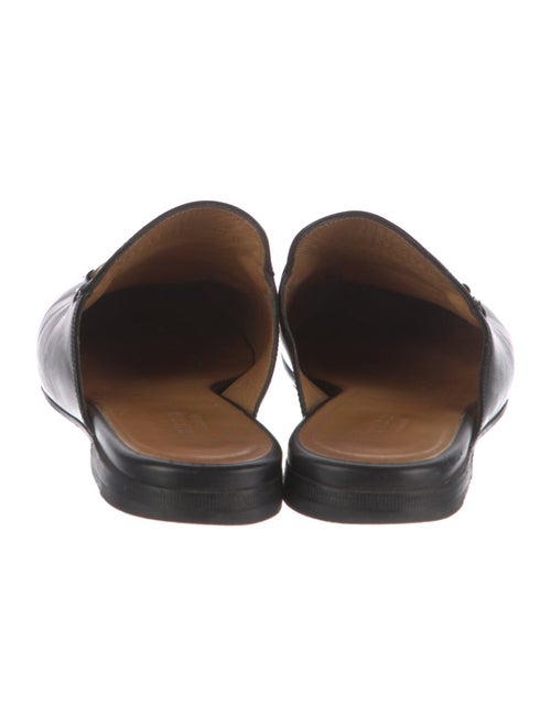 Gucci Horsebit Accent Leather Mules