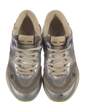 Gucci Leather Mesh Accents