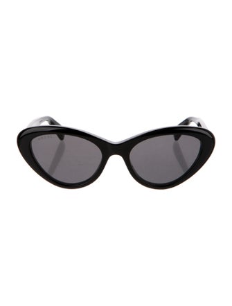 Gucci Double G Logo Cat-Eye Sunglasses