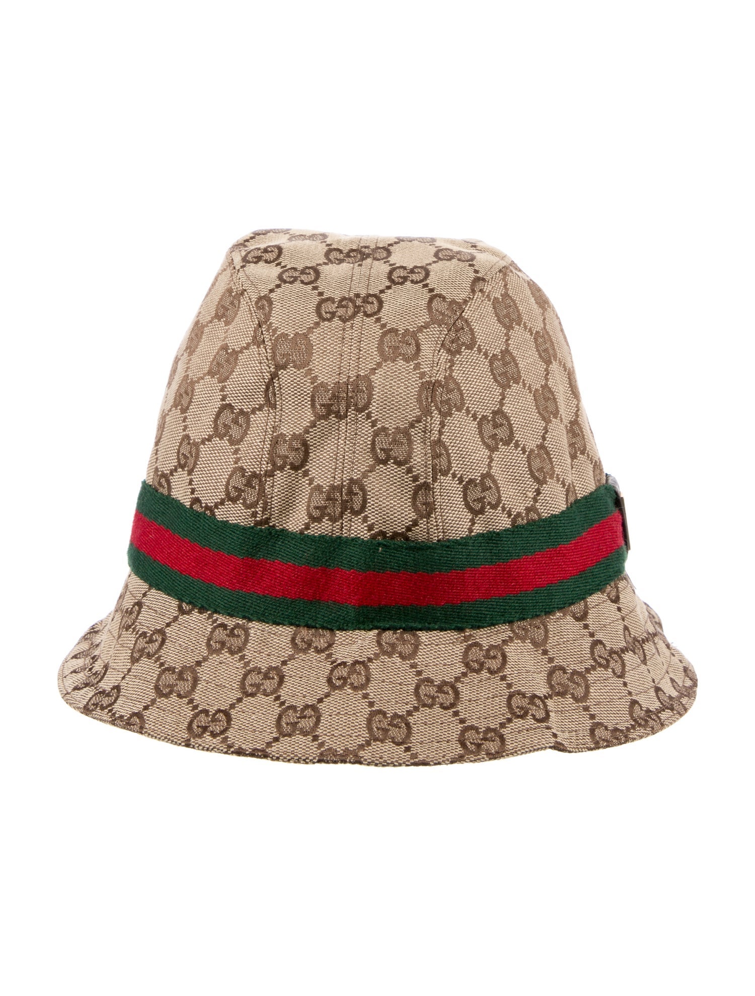 Gucci Brown Pattern Printed GG Canvas Bucket Hat