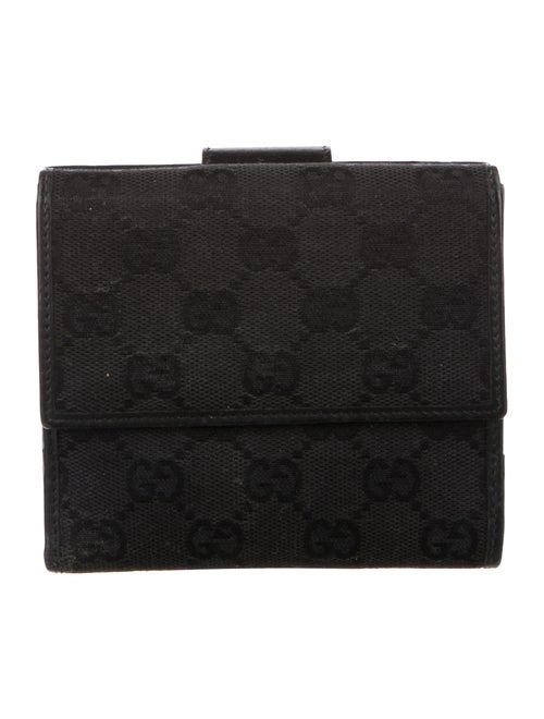 Gucci GG Canvas Canvas Compact Wallet