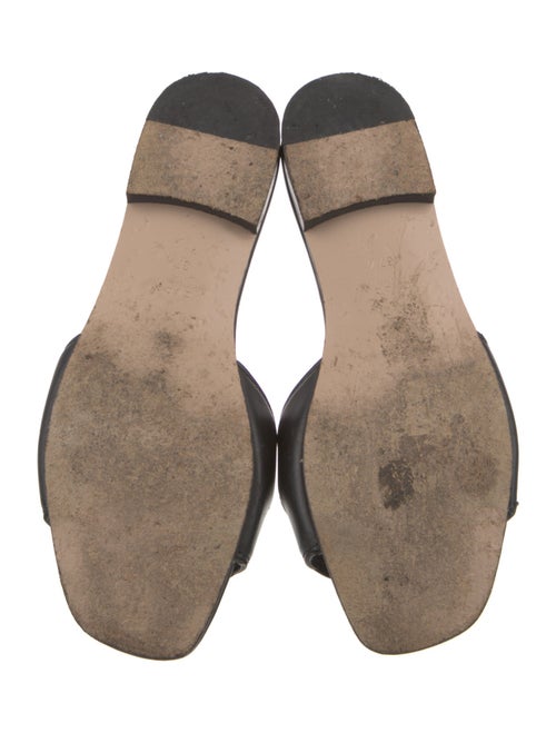 Gucci Interlocking G Logo Leather Slides