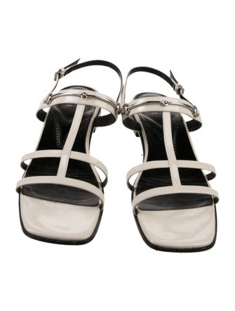 Gucci Leather T-Strap Sandals