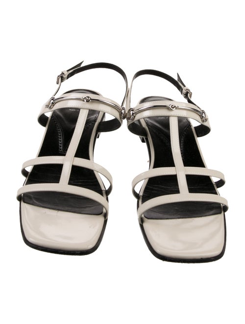 Gucci Leather T-Strap Sandals