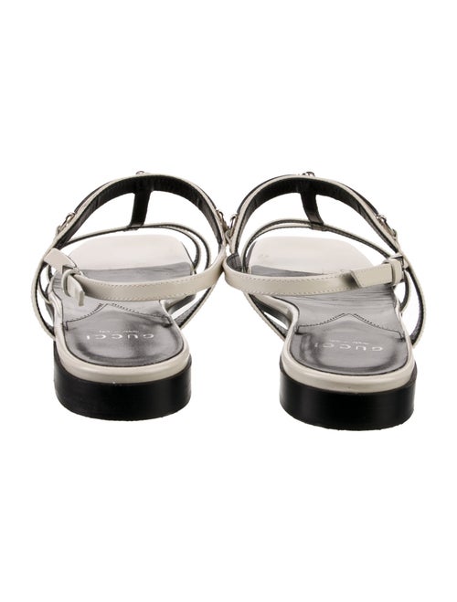 Gucci Leather T-Strap Sandals