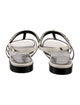 Gucci Leather T-Strap Sandals