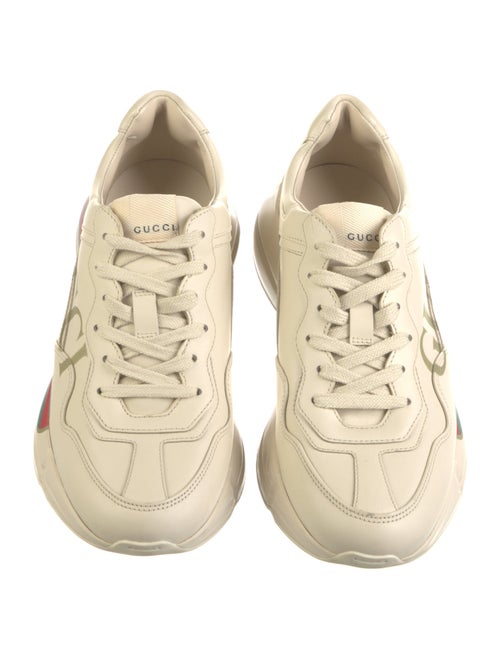 Gucci Web Accent Leather Chunky Sneakers
